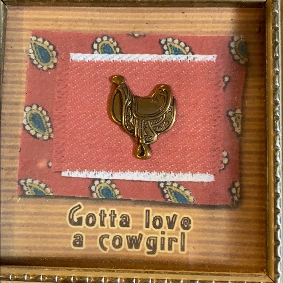 Set of Cowboy/Cowgirl Framed Art - Gold Charm Inc. - Picture 5 of 8